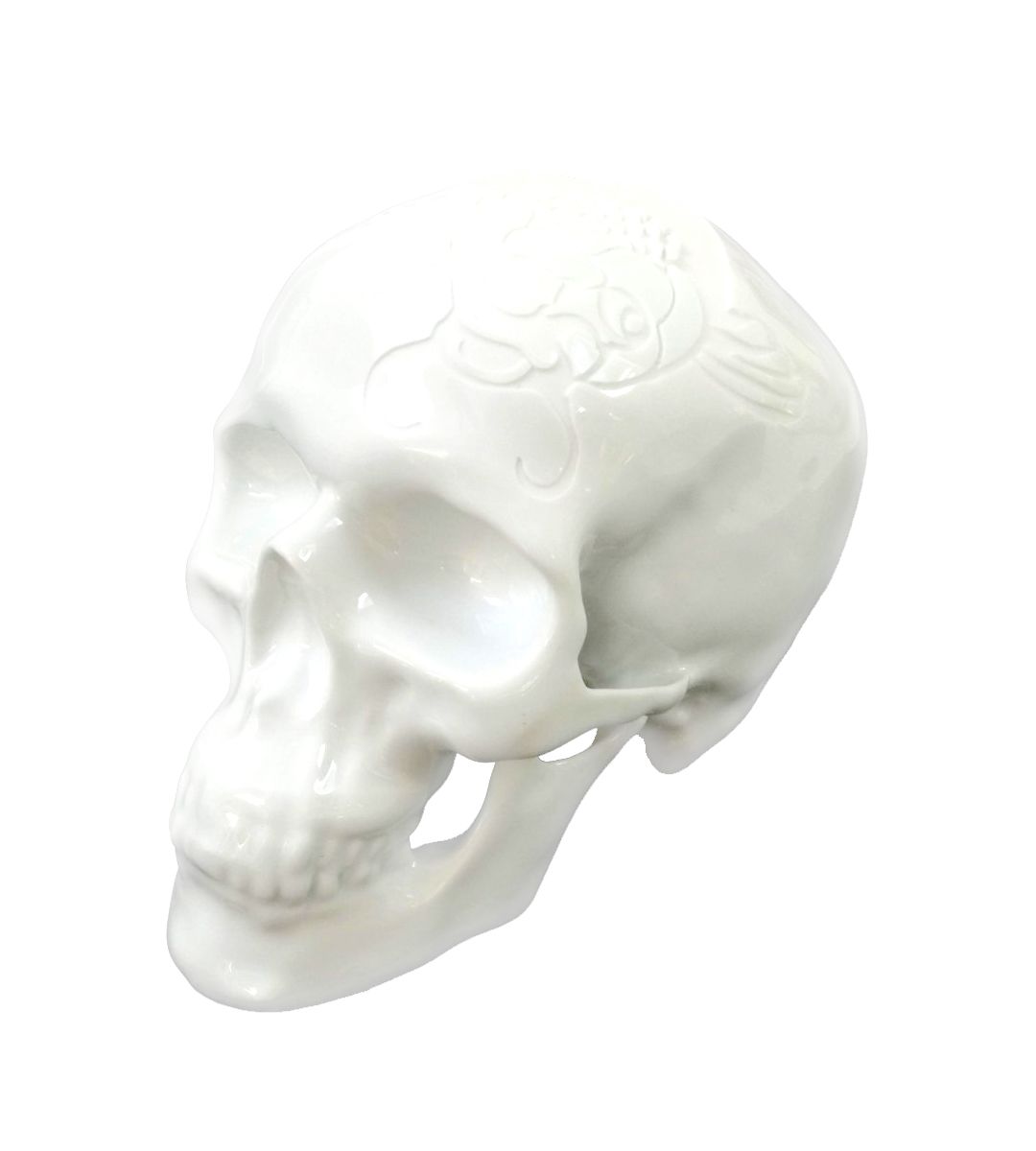 Skull KOI Engraving - Noon