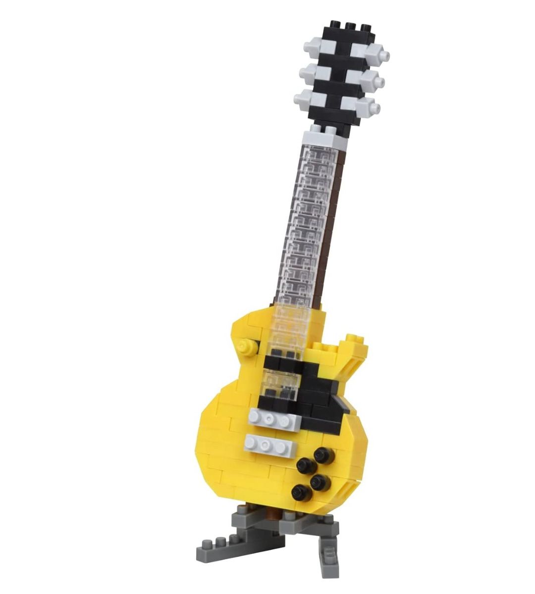 Nanoblock - Guitarra eléctrica Amarillo - NBC 347