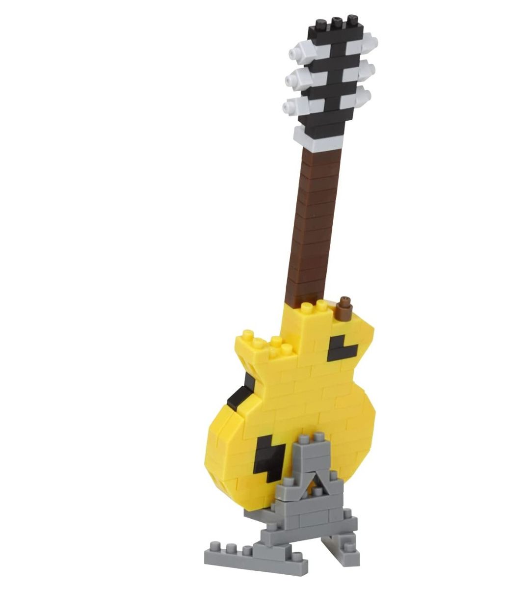Nanoblock - Guitarra eléctrica Amarillo - NBC 347