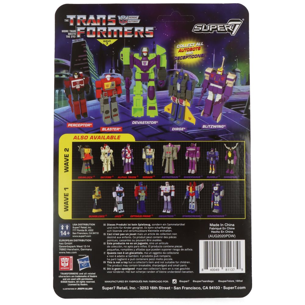 Megatron MC-12 - Transformers wave 3 - ReAction figures