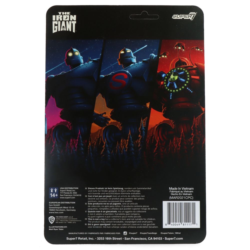 The Iron Giant - ReAction figures