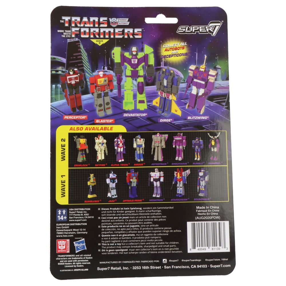 Perceptor MC-20 - Transformers wave 3 - ReAction figures