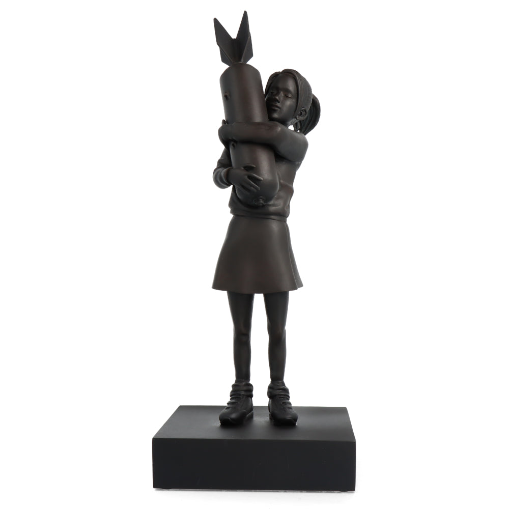 BOMB HUGGER BRONZE STATUE banksy medicom | givingbackpodcast.com