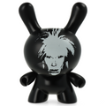 Andy Warhol Fright Wig Self-Portrait 8" Masterpiece Dunny - Monochrome Edition