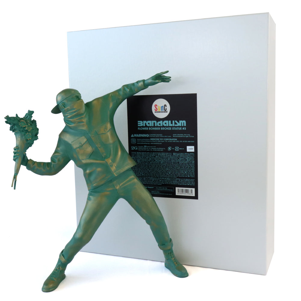Flower Bomber Bronze Statue - Banksy X Medicom Toy
