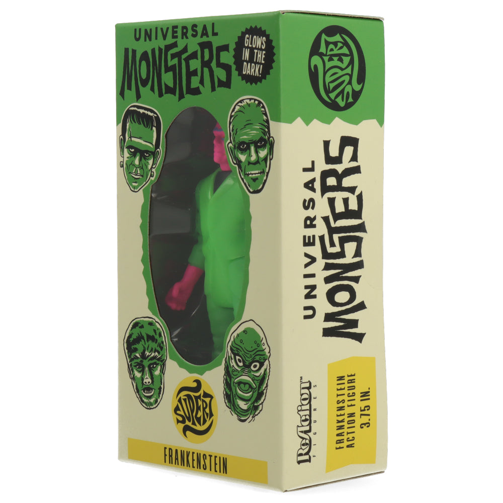 Universal Monsters Frankenstein Glow in The Dark Costume Colors - ReAction figure