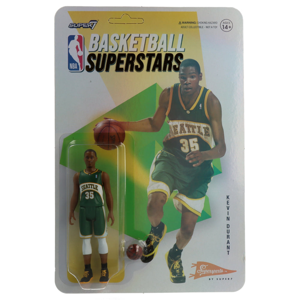 NBA Hardwood Classics Supersports Figures Kevin Durant (Supersonics) - ReAction figure