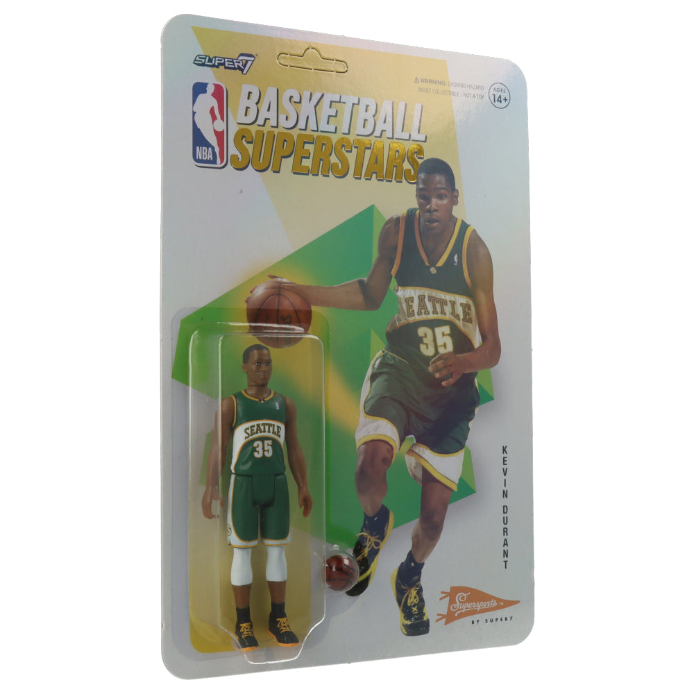 NBA Hardwood Classics Supersports Figures Kevin Durant (Supersonics) - ReAction figure