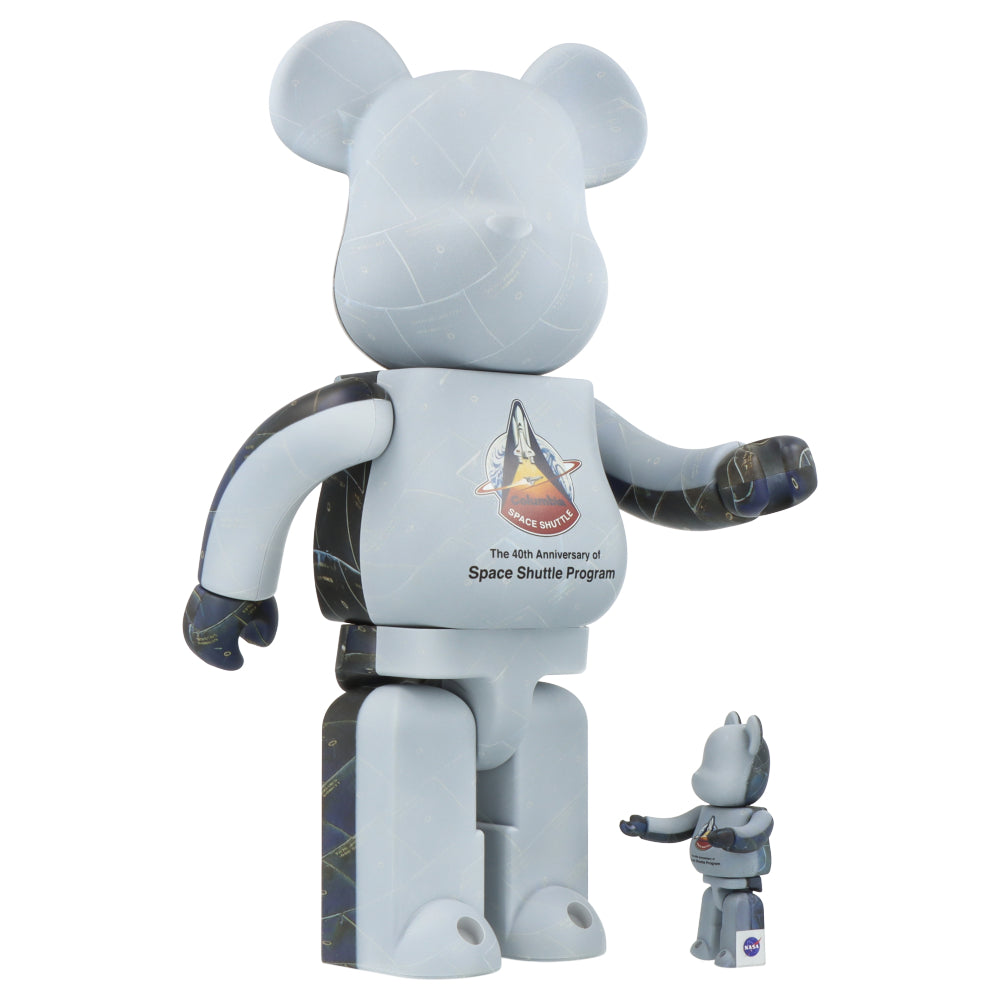 400% + 100% Bearbrick Space Shuttle