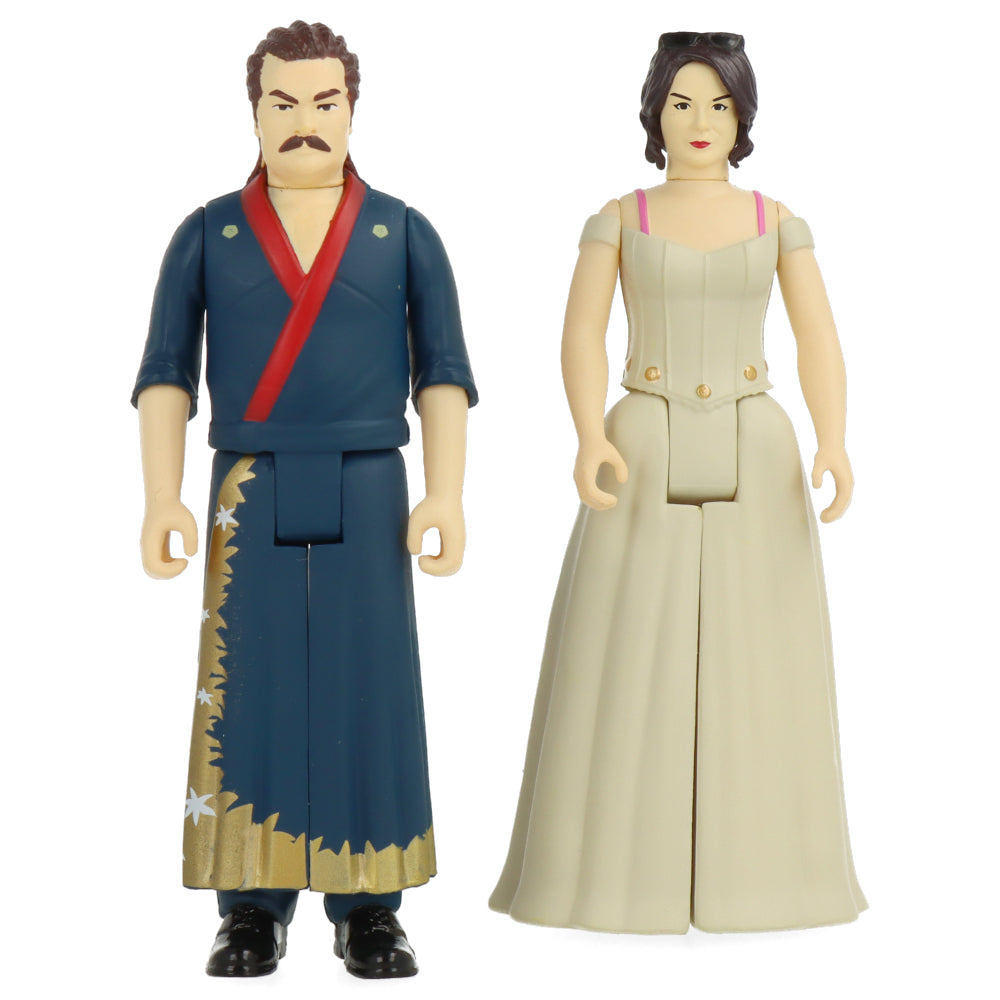 Parks and Recreation - Ron and Tammy 2 Wedding Night - ReAction figures