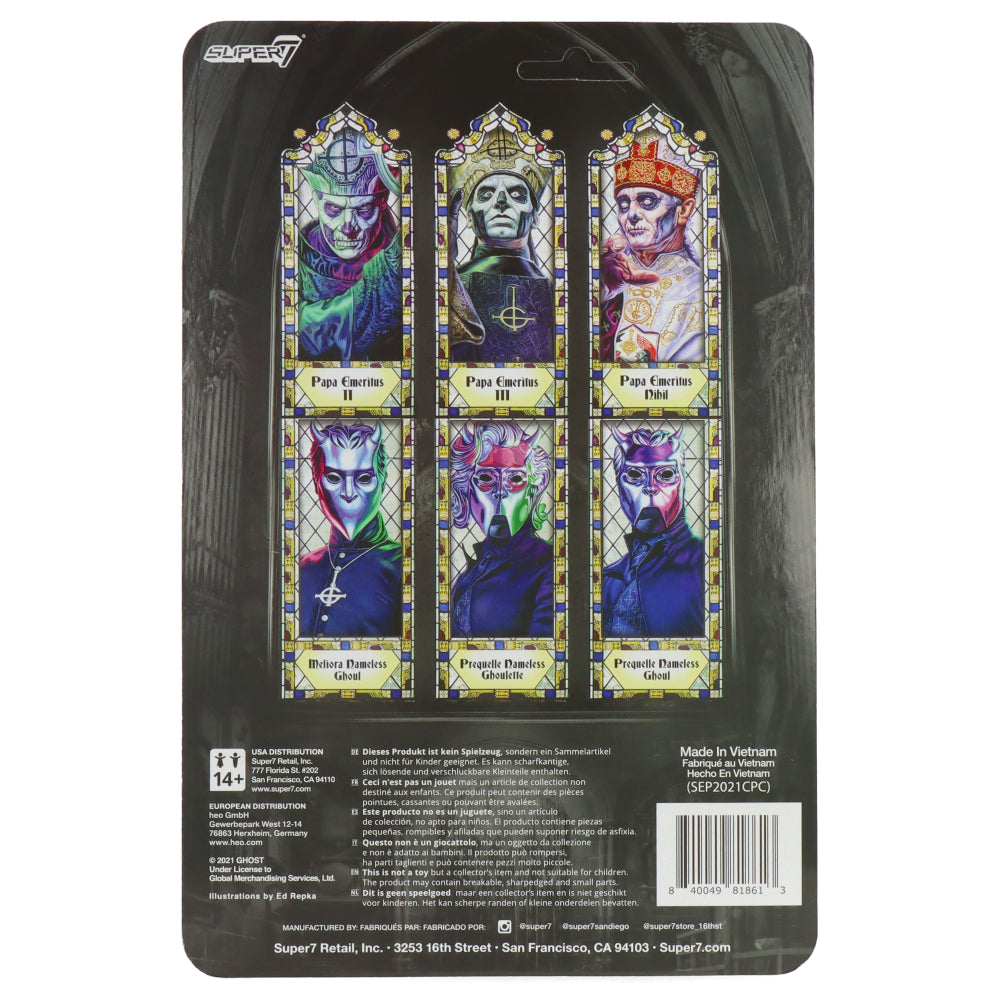 Meliora Nameless Ghoul (Cowbell & Drumsticks) - Ghost - ReAction figure