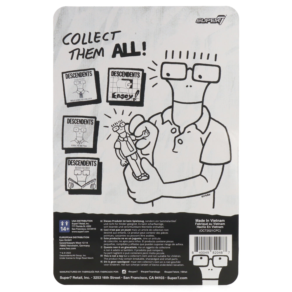 Super7 - Descendents Reaction Figure Wave 4 - Milo (Everything Sucks)