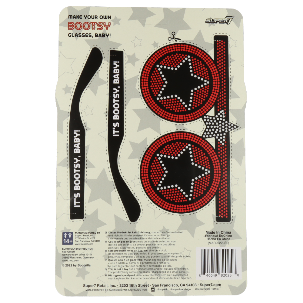 Bootsy Collins - Red & White - ReAction Figures