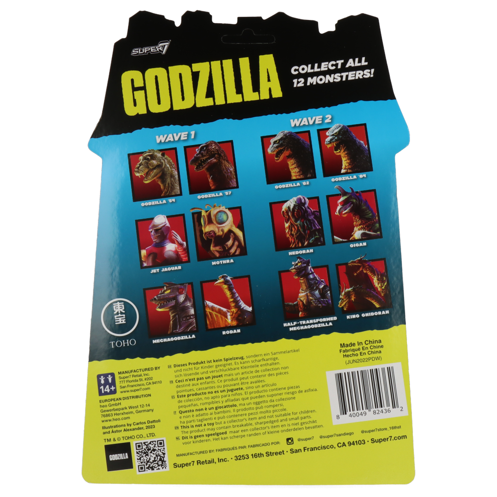 Toho - Ghidorah - ReAction Figures