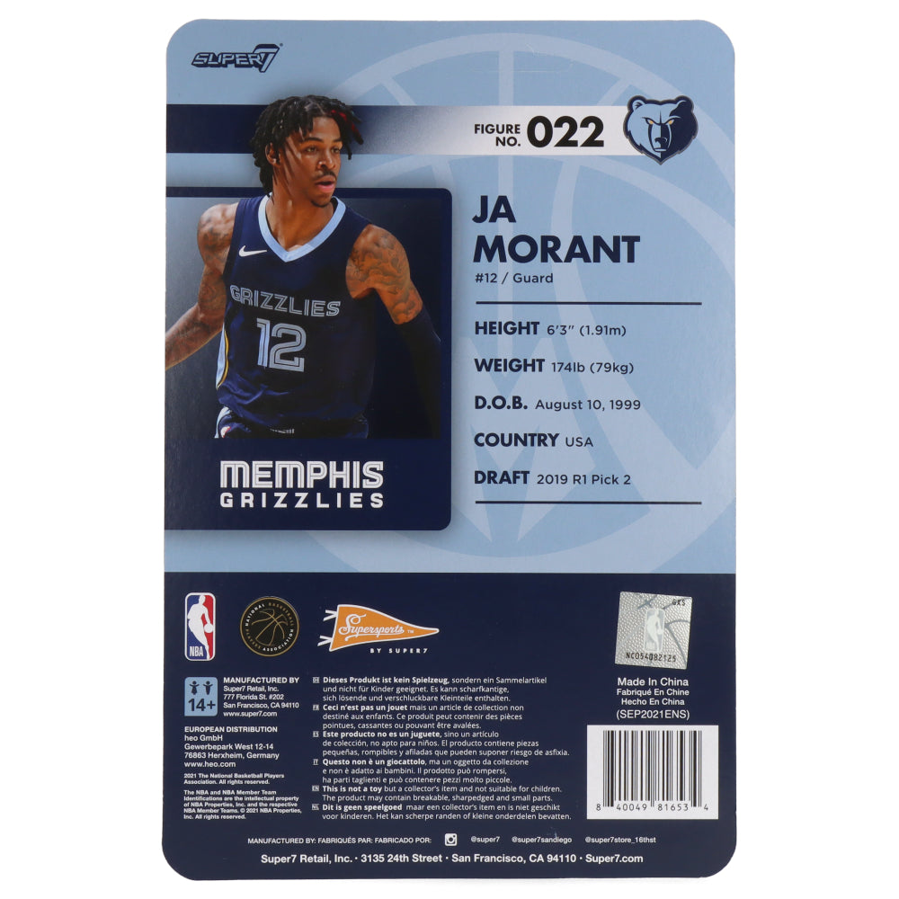 Ja Morant (Grizzlies) - ReAction figure - Supersports Figure Wave 4