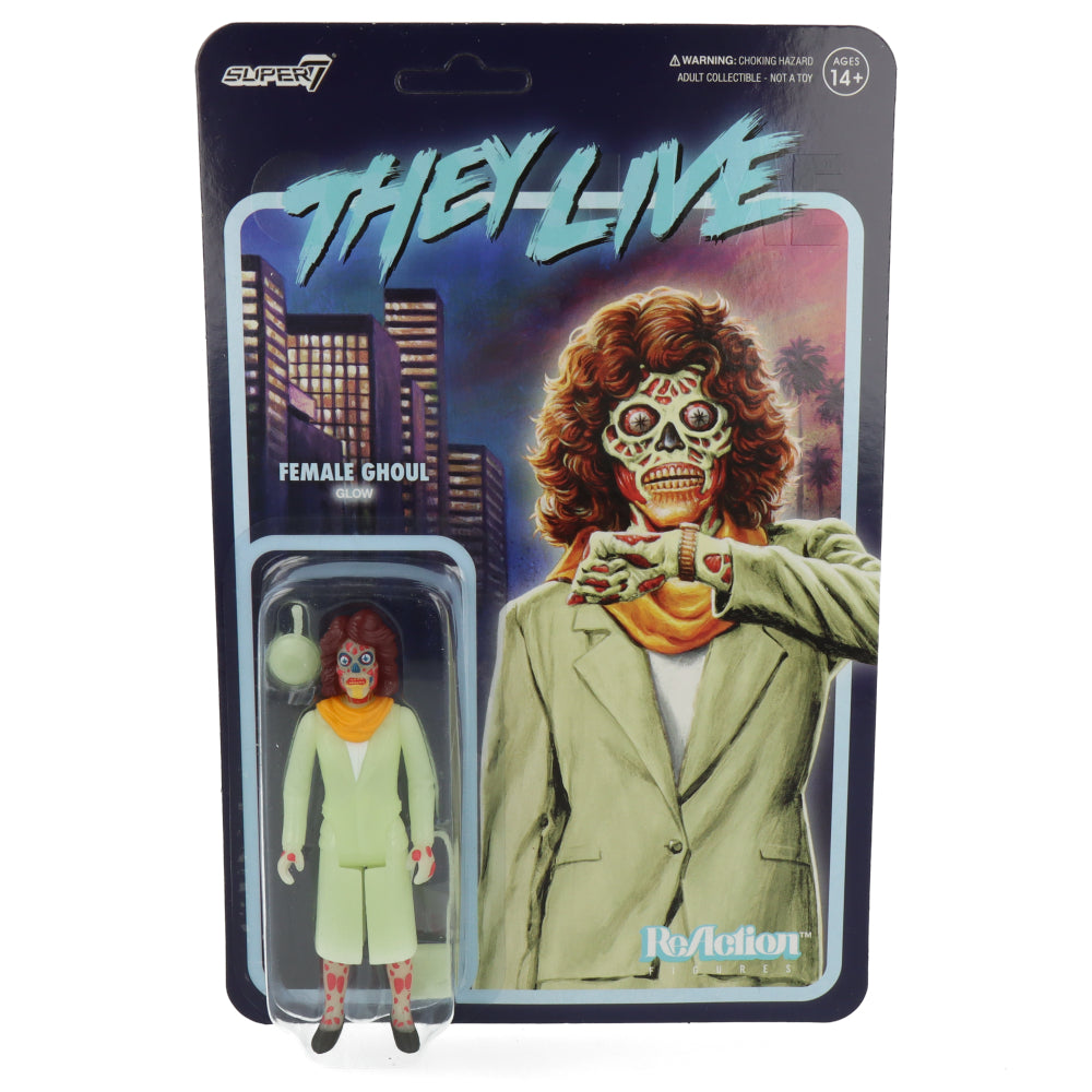 Female Ghoul (Glow) - They Live - ReAction figure