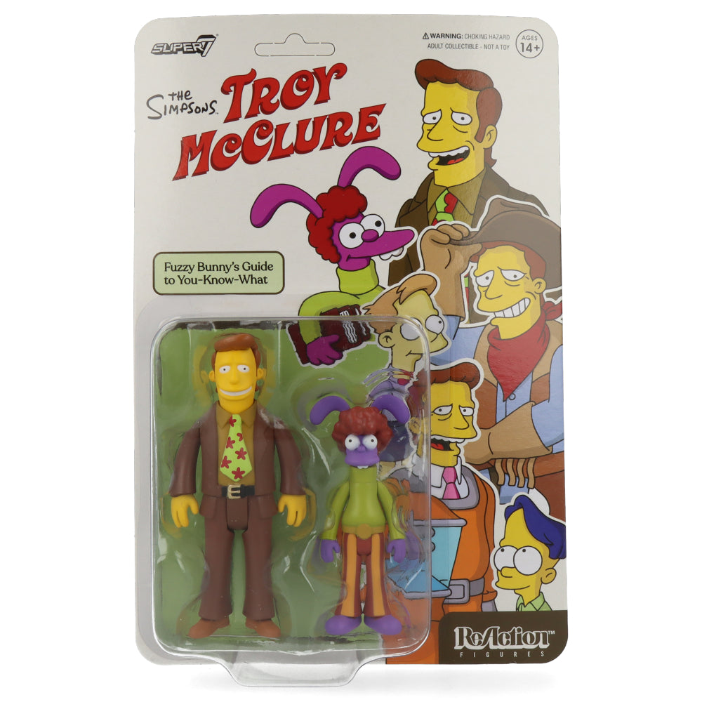 The Simpsons ReAction Wave 2 - Troy McClure Fuzzy Bunny’s Guide To You-Know-What