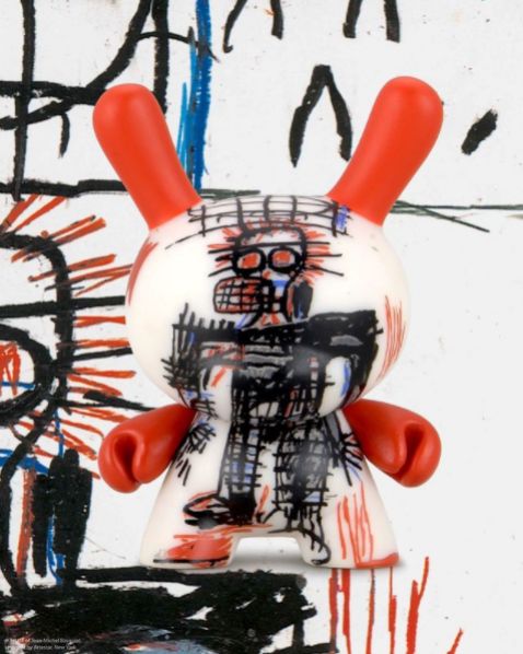 Jean-Michel Basquiat Faces Dunny Art figure Series 2 par Kidrobot