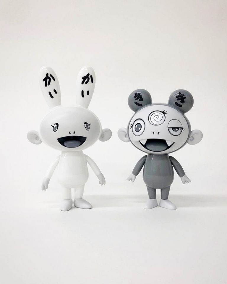 Kaikai & Kiki de Takashi Murakami en Black and White Version