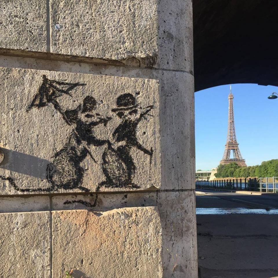 Du Banksy à Paris?