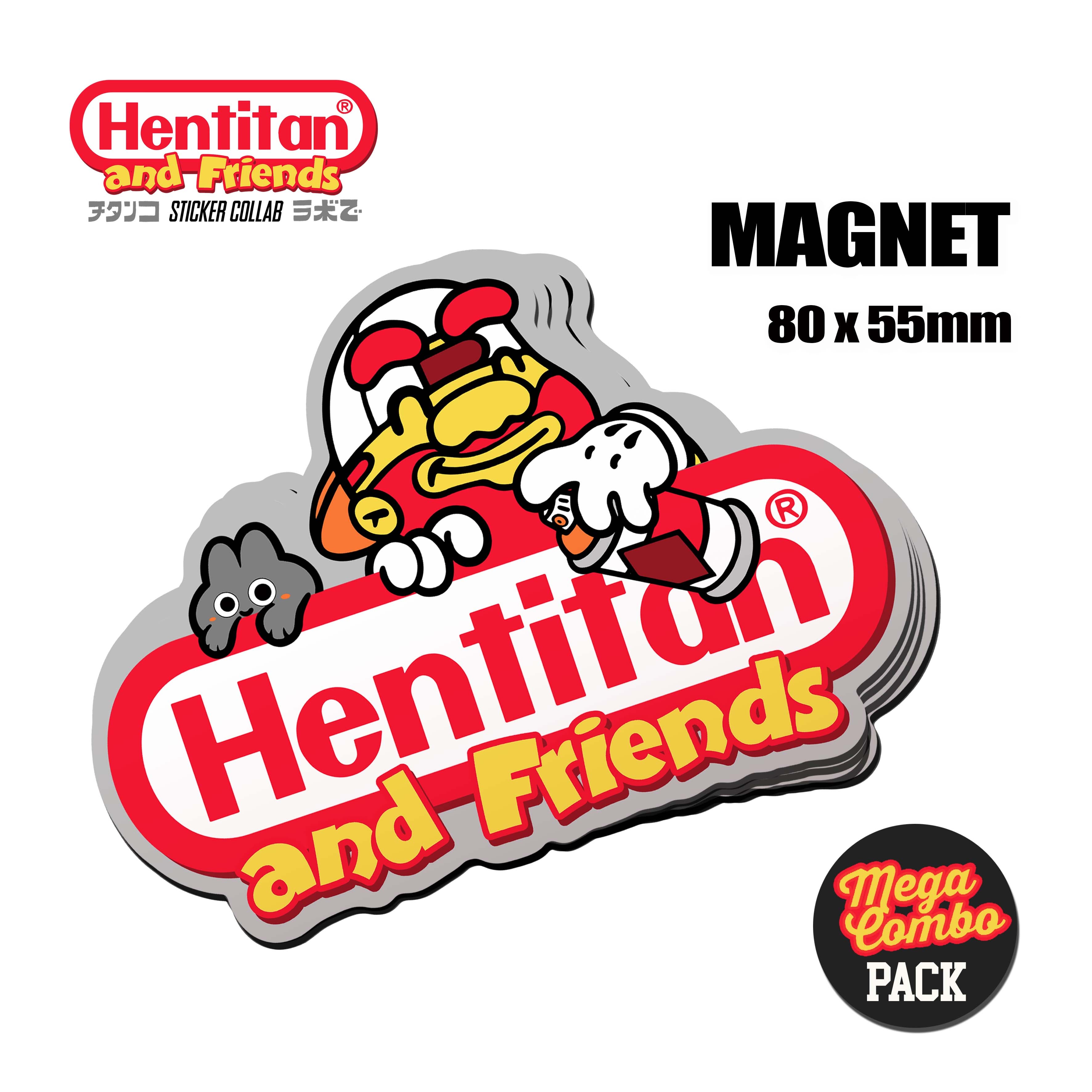 Hentitan and Friends - Mega Combo Sticker Pack