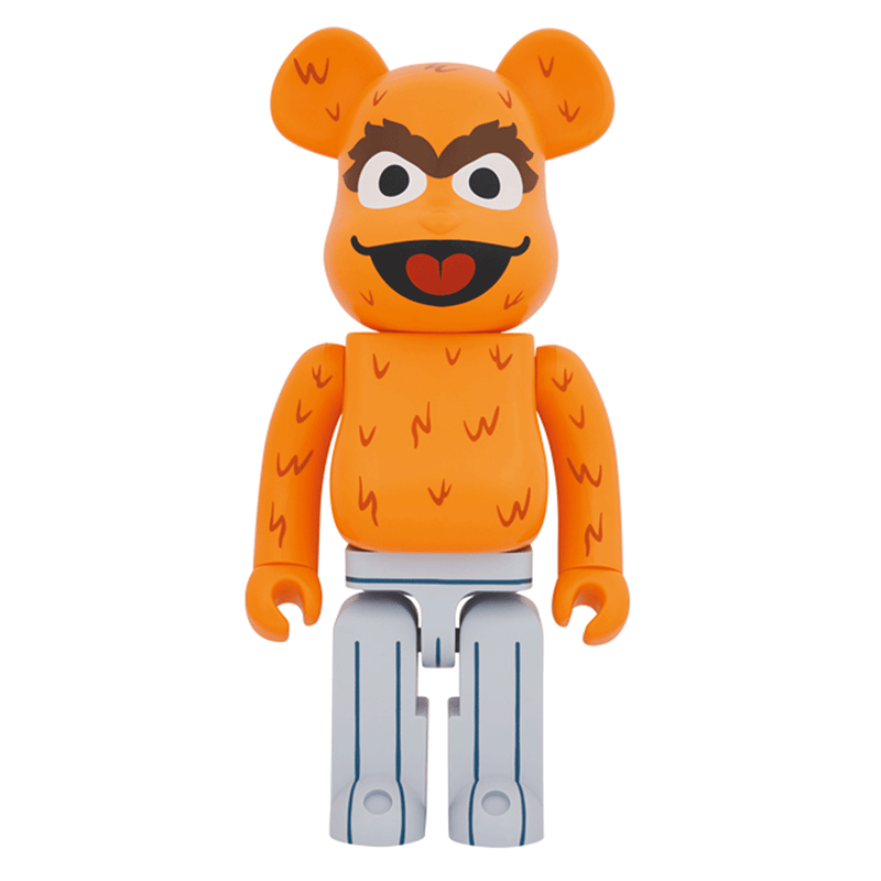 BE@RBRICK OSCAR THE GROUCH (The Original Orange Fur Ver.) 100％ & 400％ medicom bearbrick