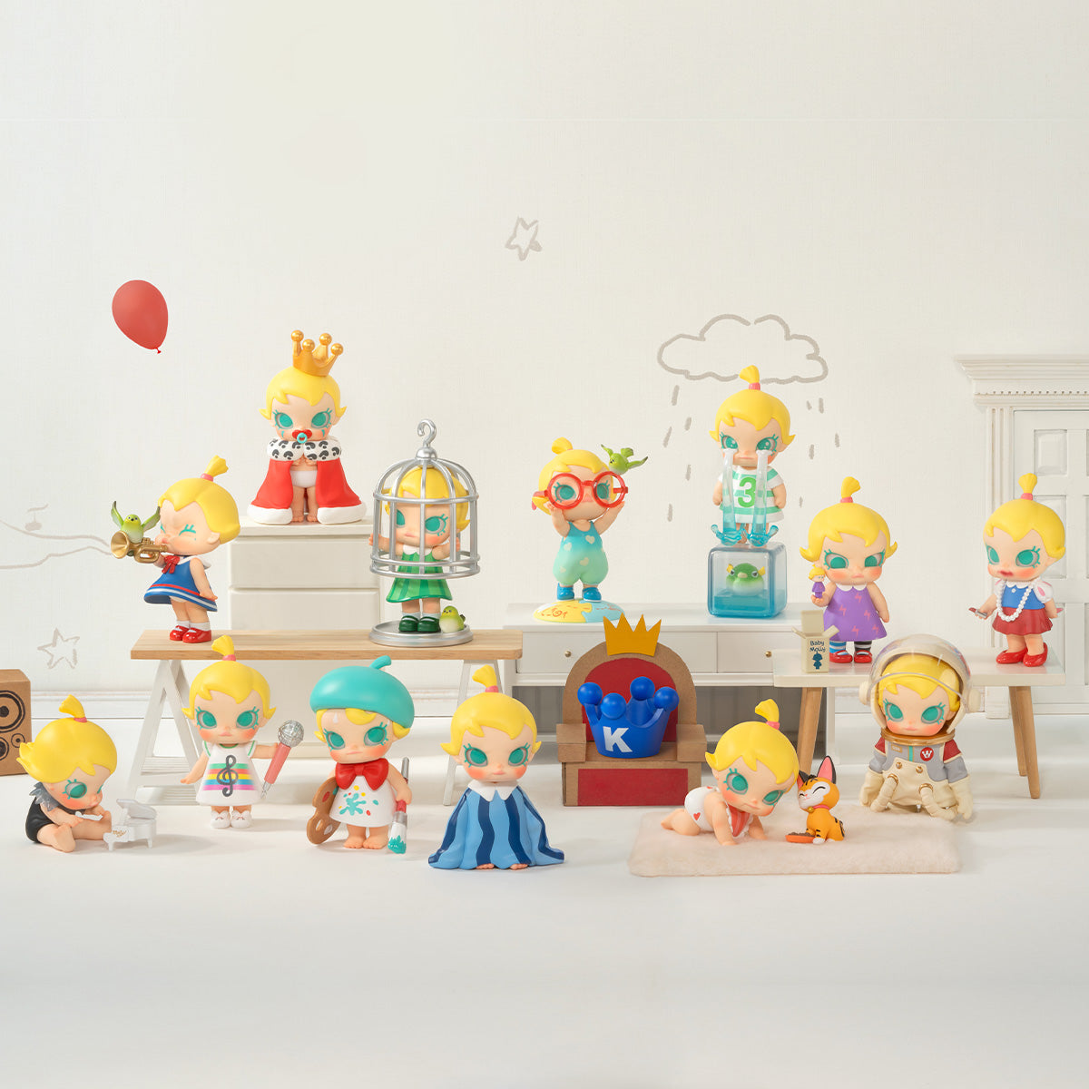 Baby Molly When I Was Three Series Figures - Display (12 pcs)