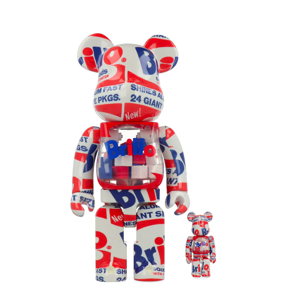 400% + 100% Bearbrick Andy Warhol Brillo 2022