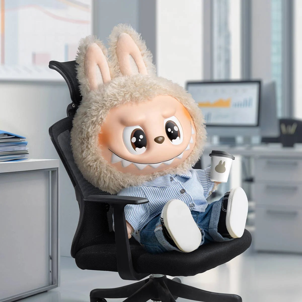 Labubu (The Monsters) - Flip With Me - Vinyl Plush Doll