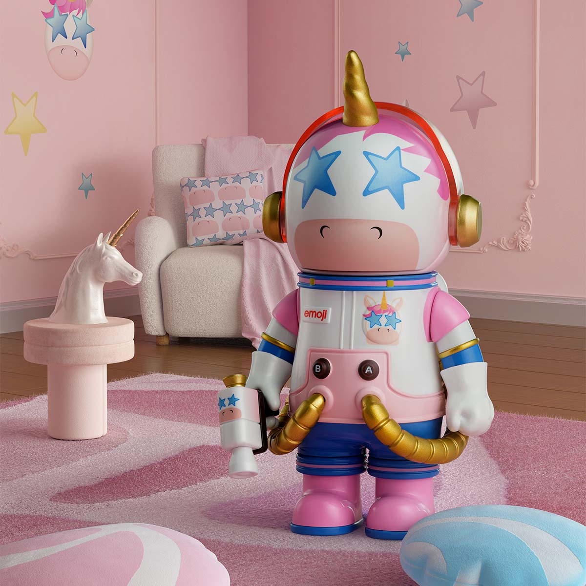 Mega Space Molly 100% x Emoji Series