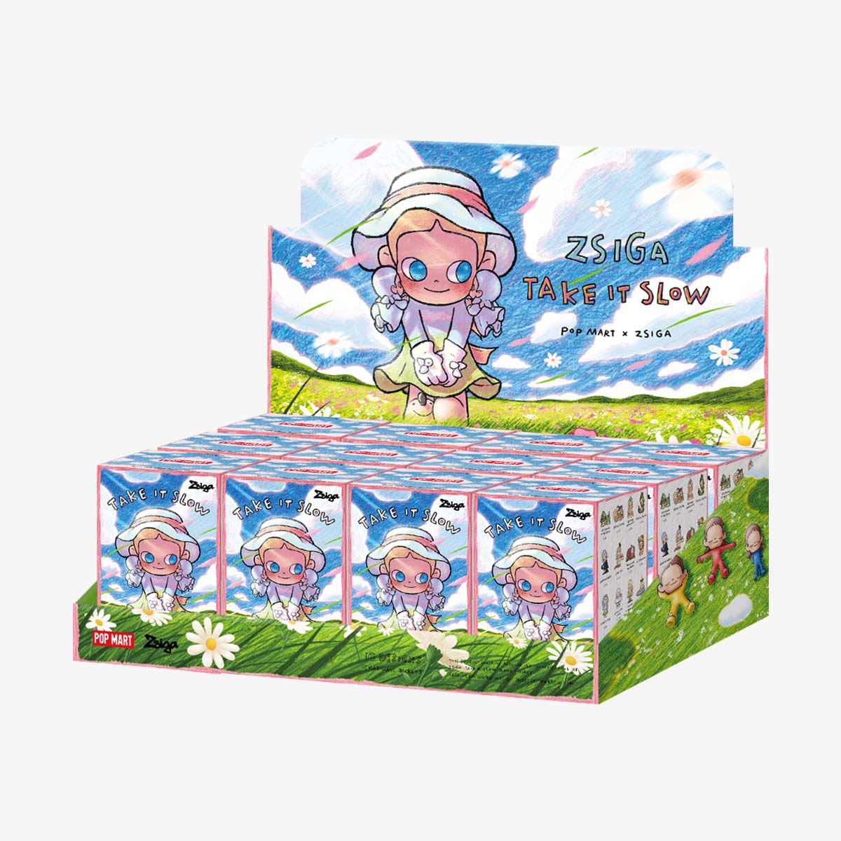 Zsiga Take It Slow Series Figures - Display (12 pcs)
