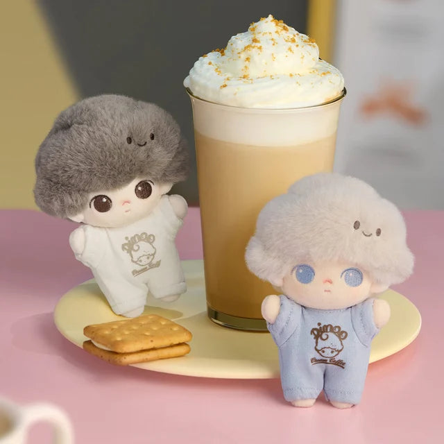 DIMOO Crush on Coffee Series -Soft Faced Plush Keychain Blind Box