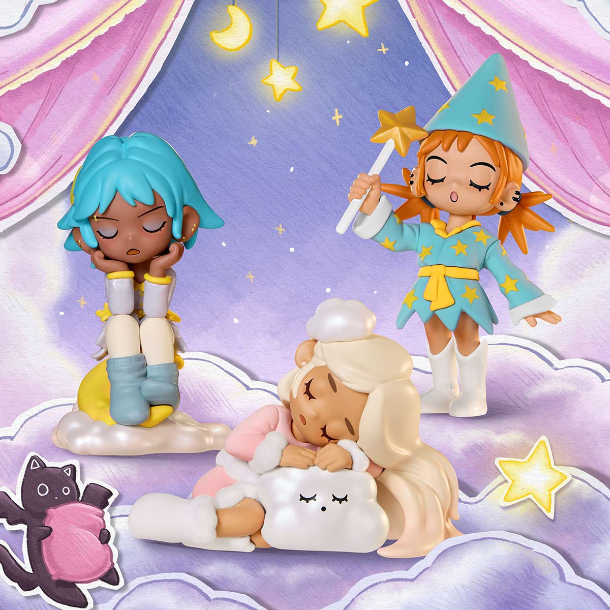 Lil Peach Riot - Sleepover Series Figures