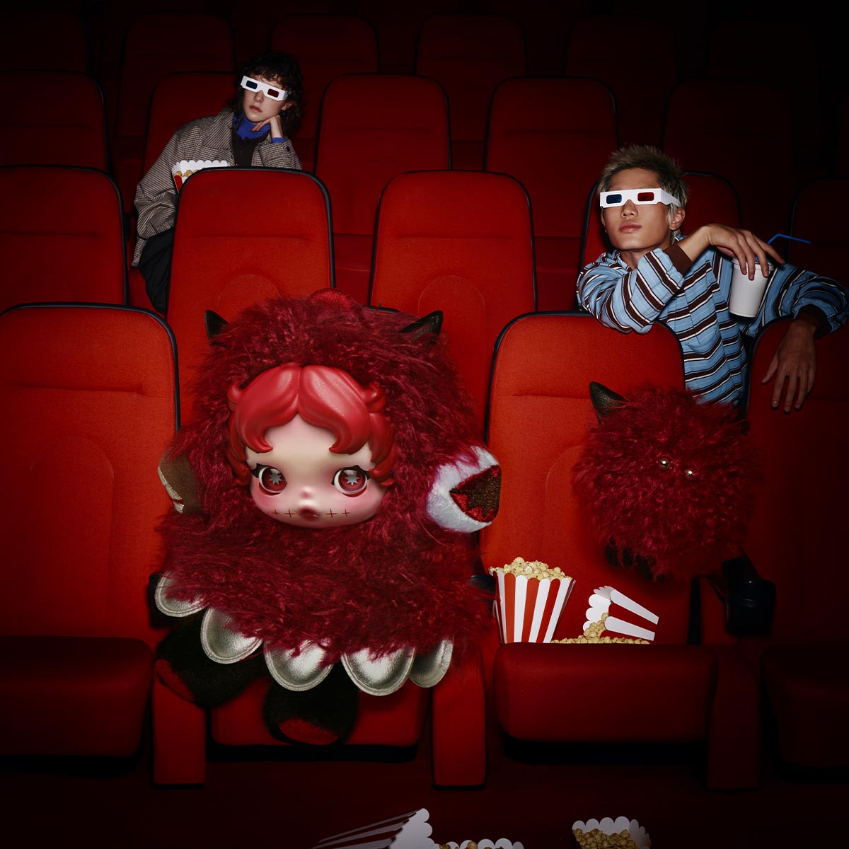 Skullpanda You Found Me ! Series Plush Doll Pendant