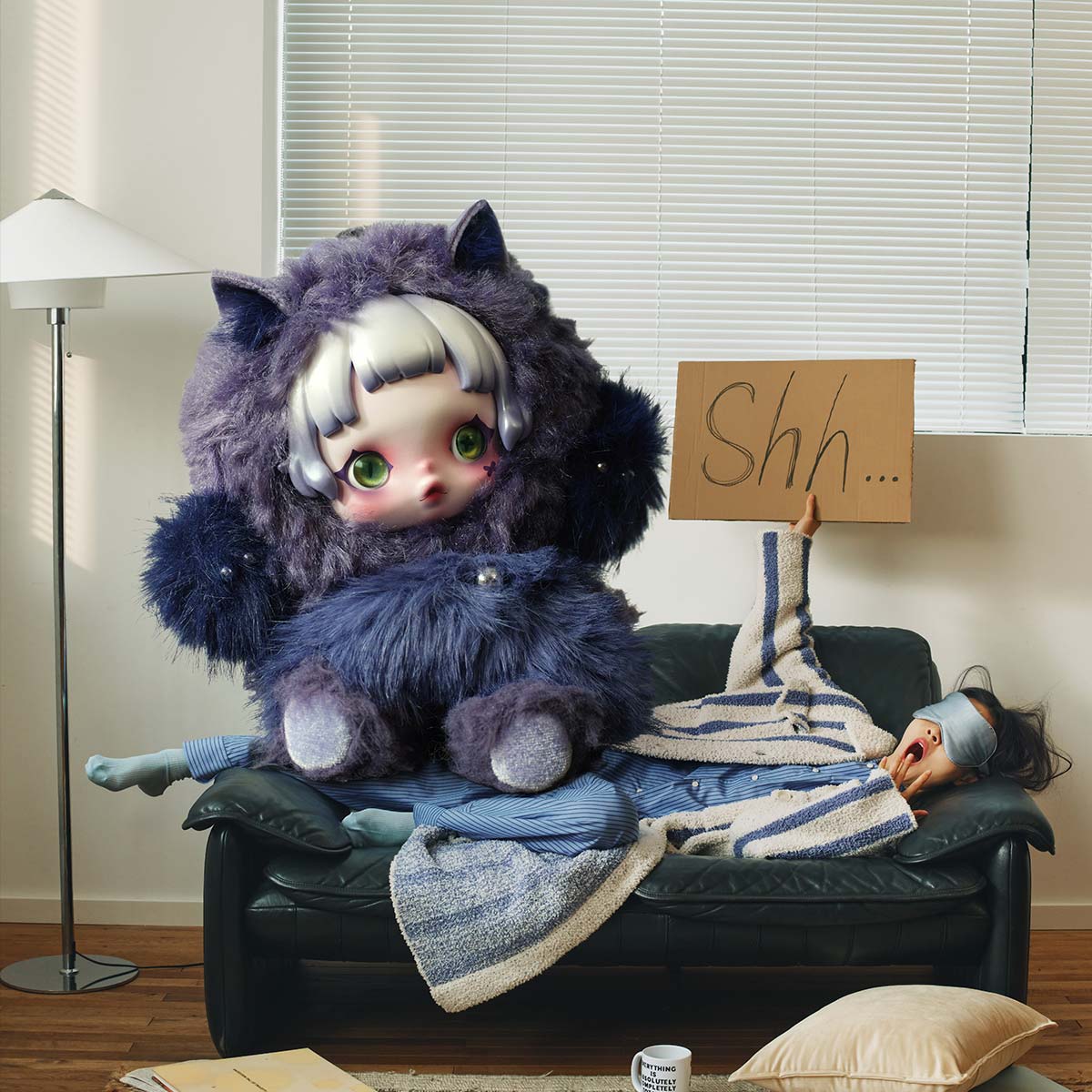 Skullpanda You Found Me ! Series Plush Doll Pendant