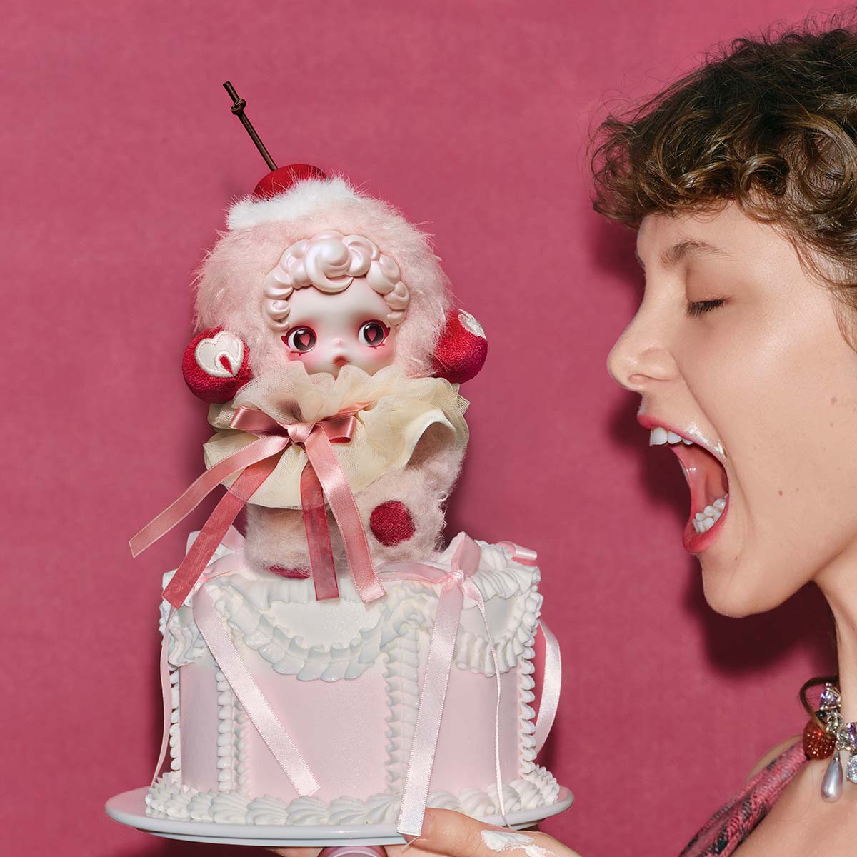 Skullpanda You Found Me ! Series Plush Doll Pendant