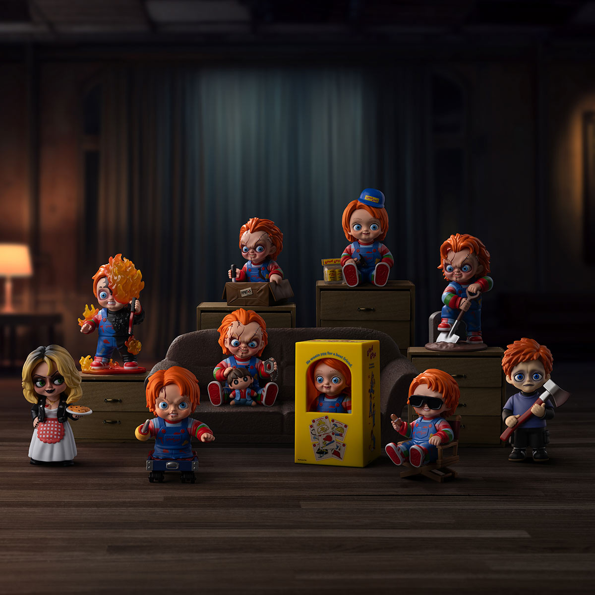 Chucky Franchise Series Figures