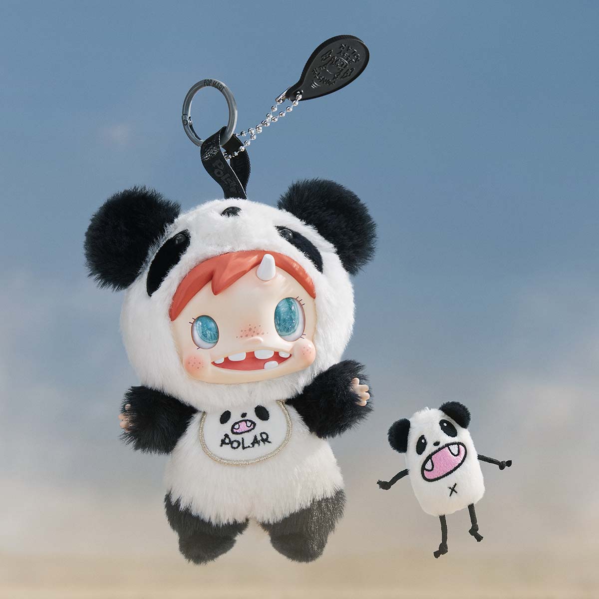 Figurine - Polar - Monster Baby Collection Series Plush Pendant Ver.1 - Popmart