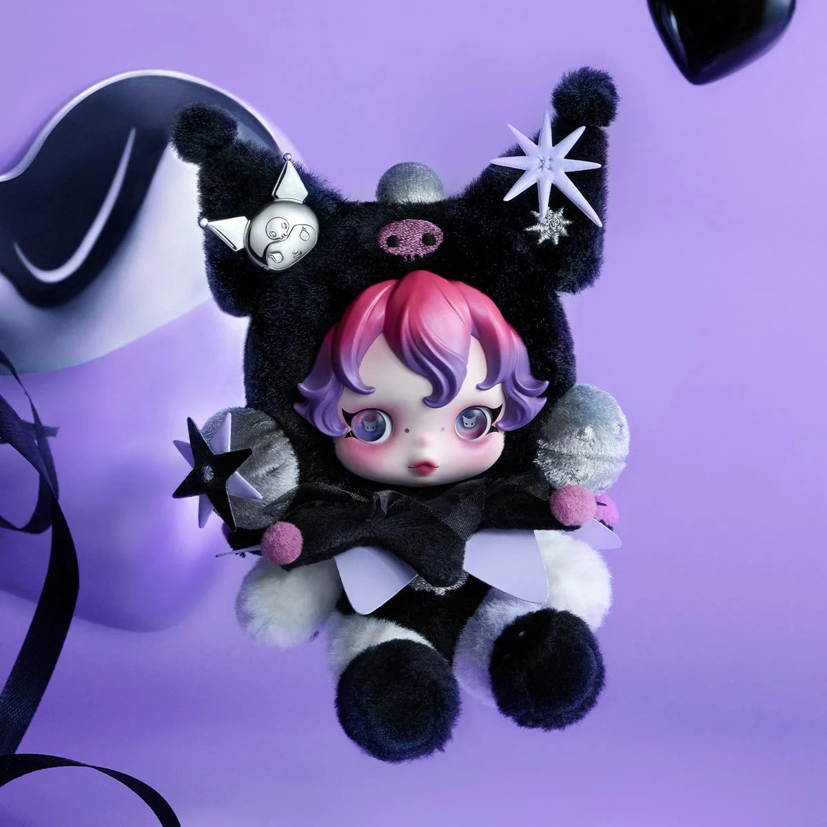Skullpanda x Kuromi Plush
