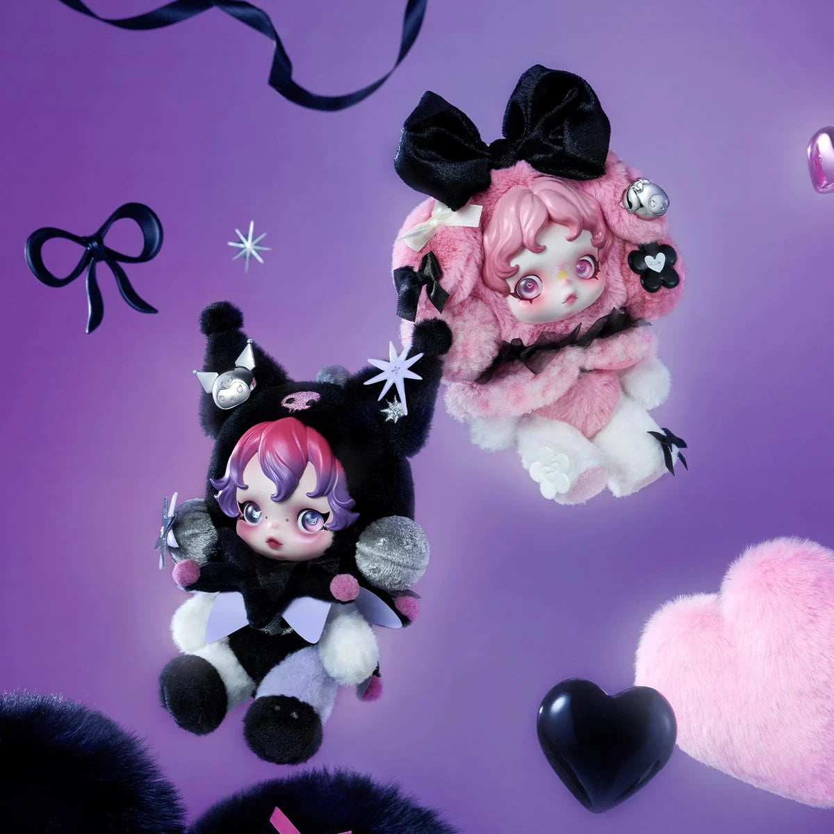 Skullpanda x Kuromi Plush