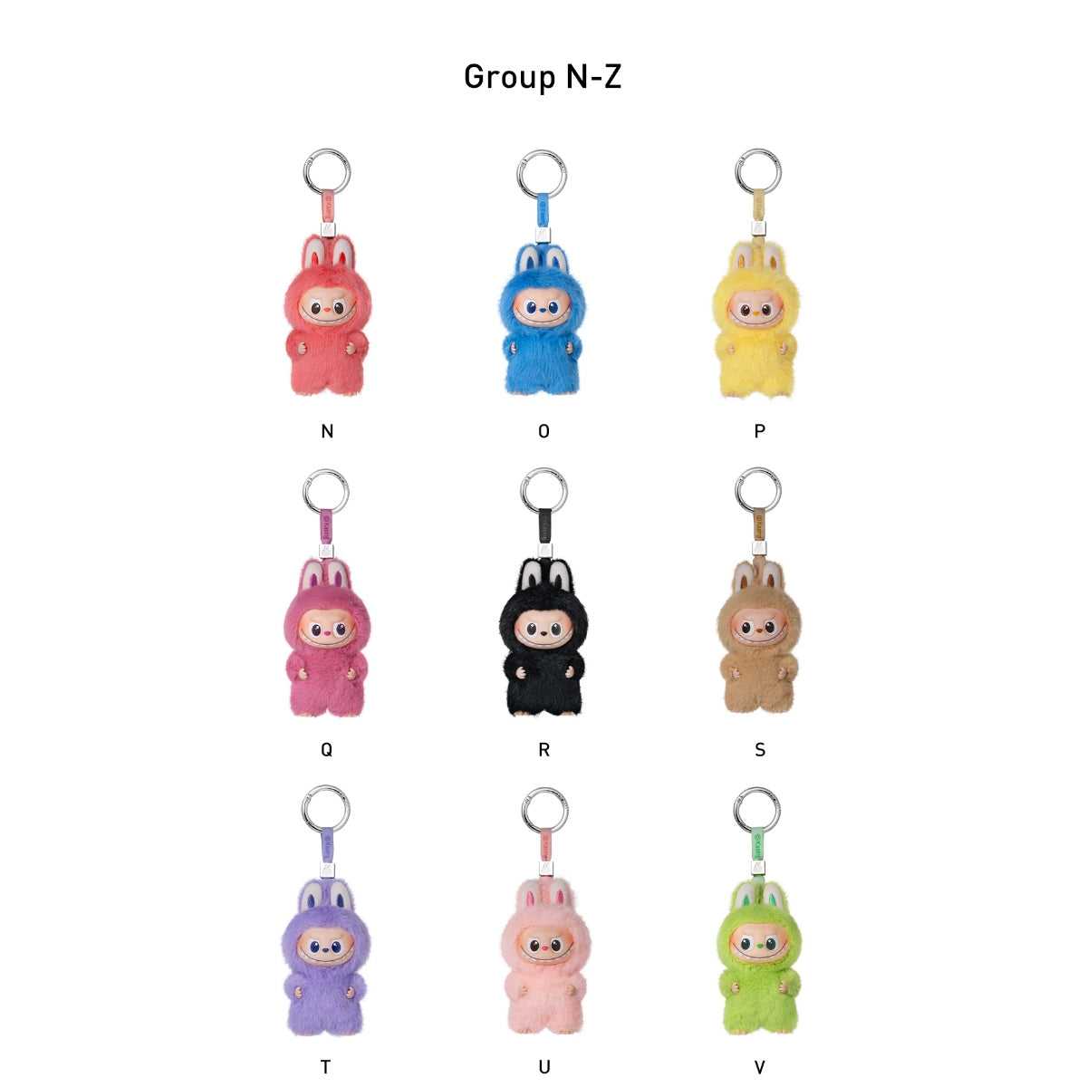 Figurine - Labubu (The Monsters) - Pin for Love Series - Plush Pendant Blind Box (N-Z) - Popmart