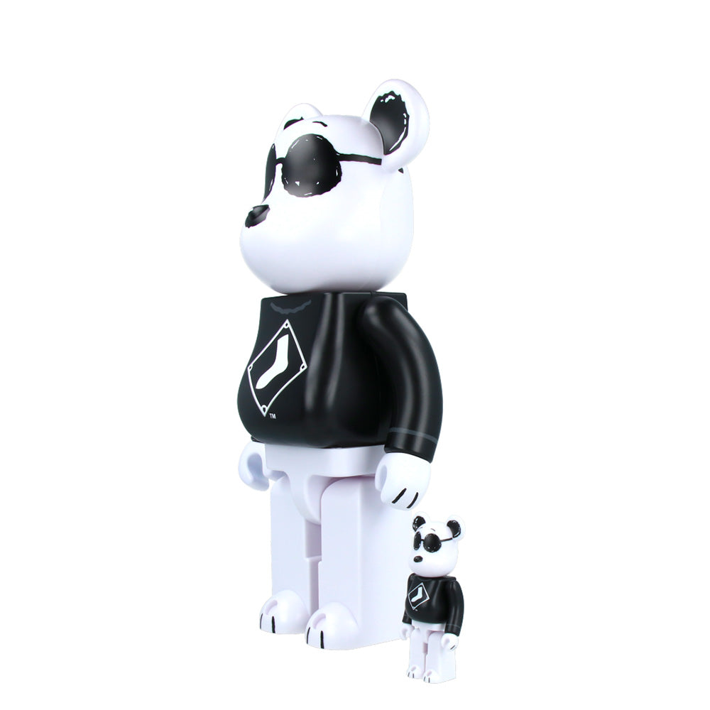 400% + 100% MLB x Bearbrick Snoopy (White Sox)