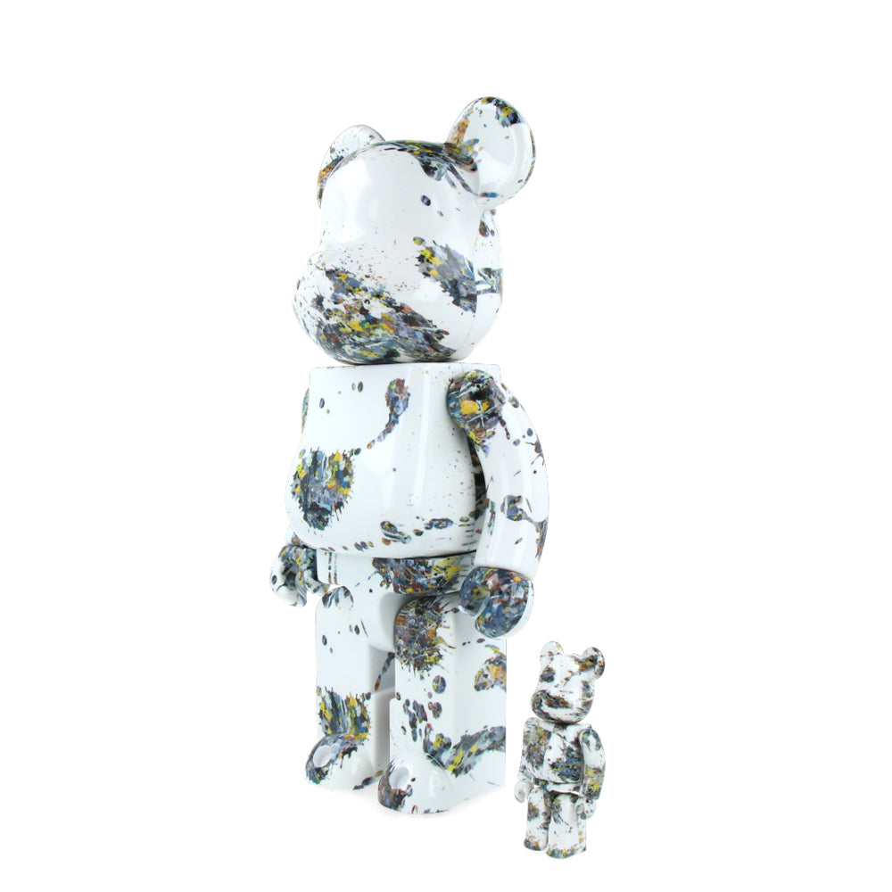 400% + 100% Bearbrick Jackson Pollock Studio (SPLASH)