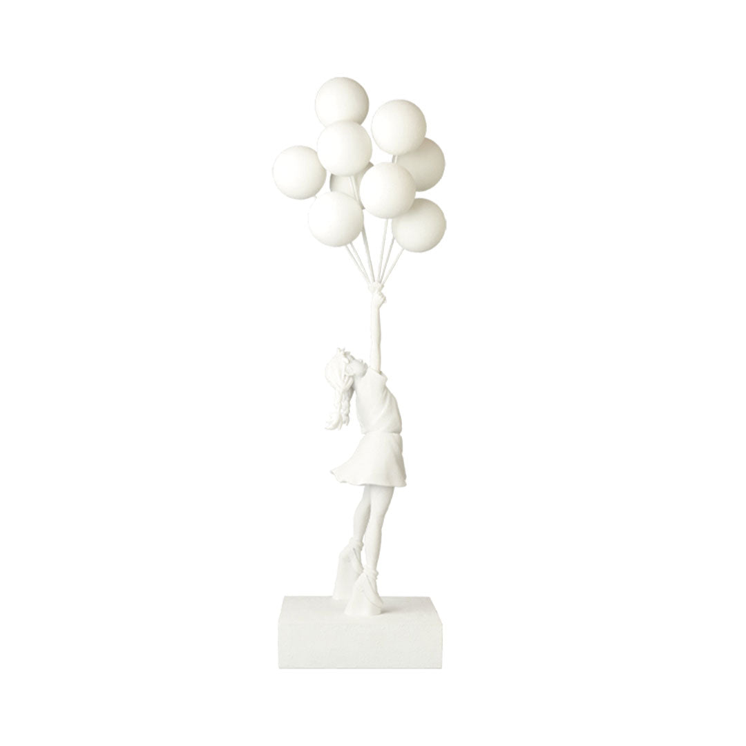 Flying Balloons Girl (Gesso Ver.) - Banksy X Medicom Toy