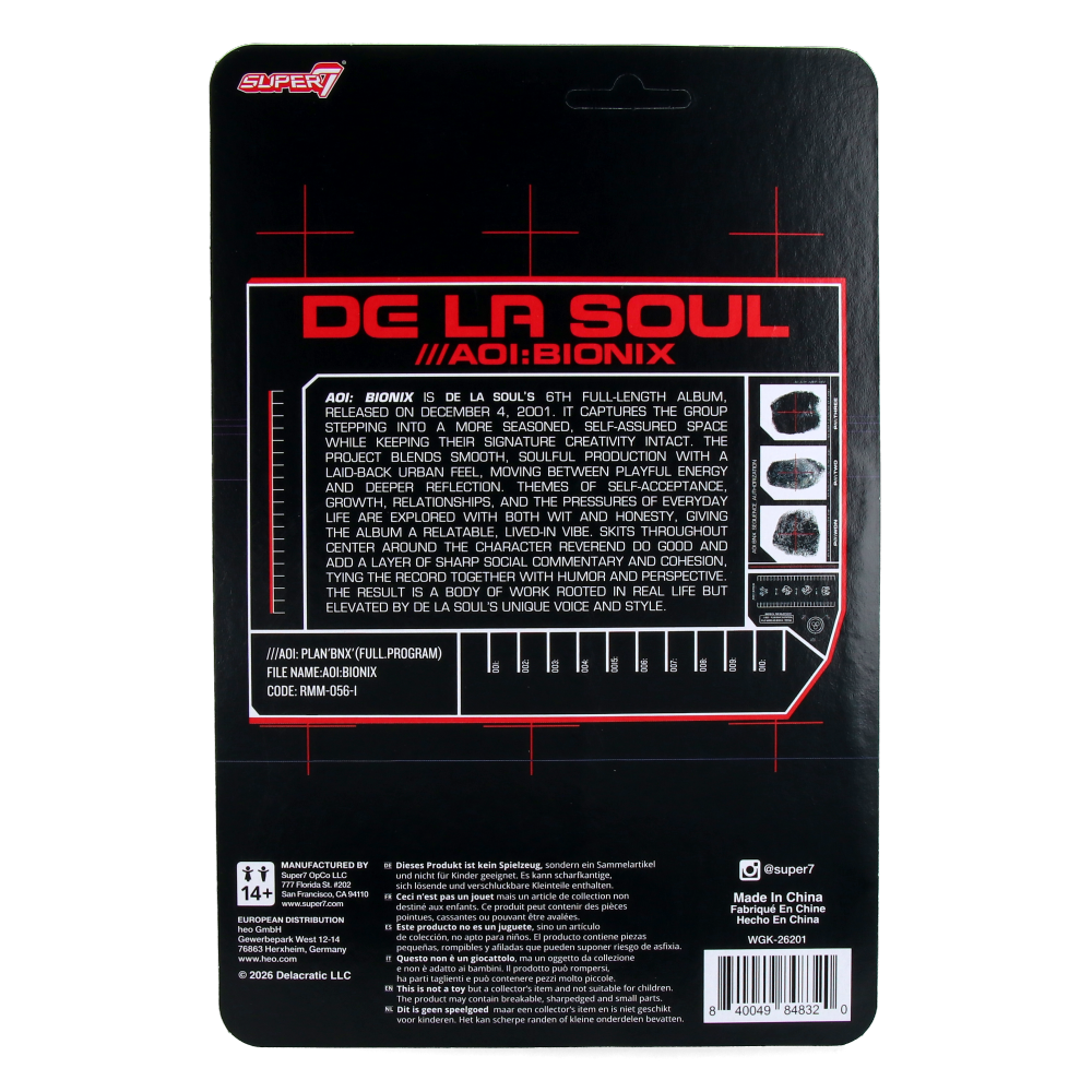 Kelvin "Posdnuos" Mercer (Spacesuit, AOI: Bionix) - De La Soul ReAction Figures Wave 2