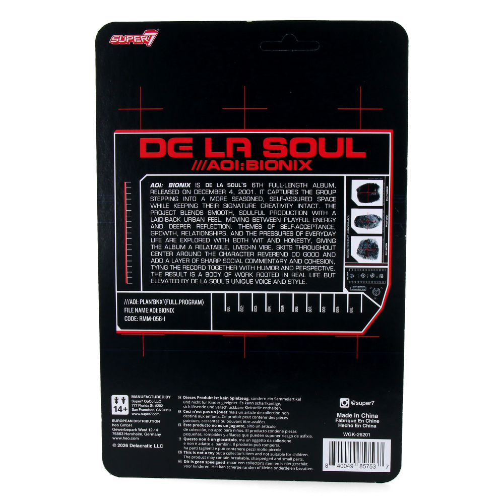 Vincent "Maseo" Mason (Spacesuit, AOI: Bionix) - De La Soul ReAction Figures Wave 2