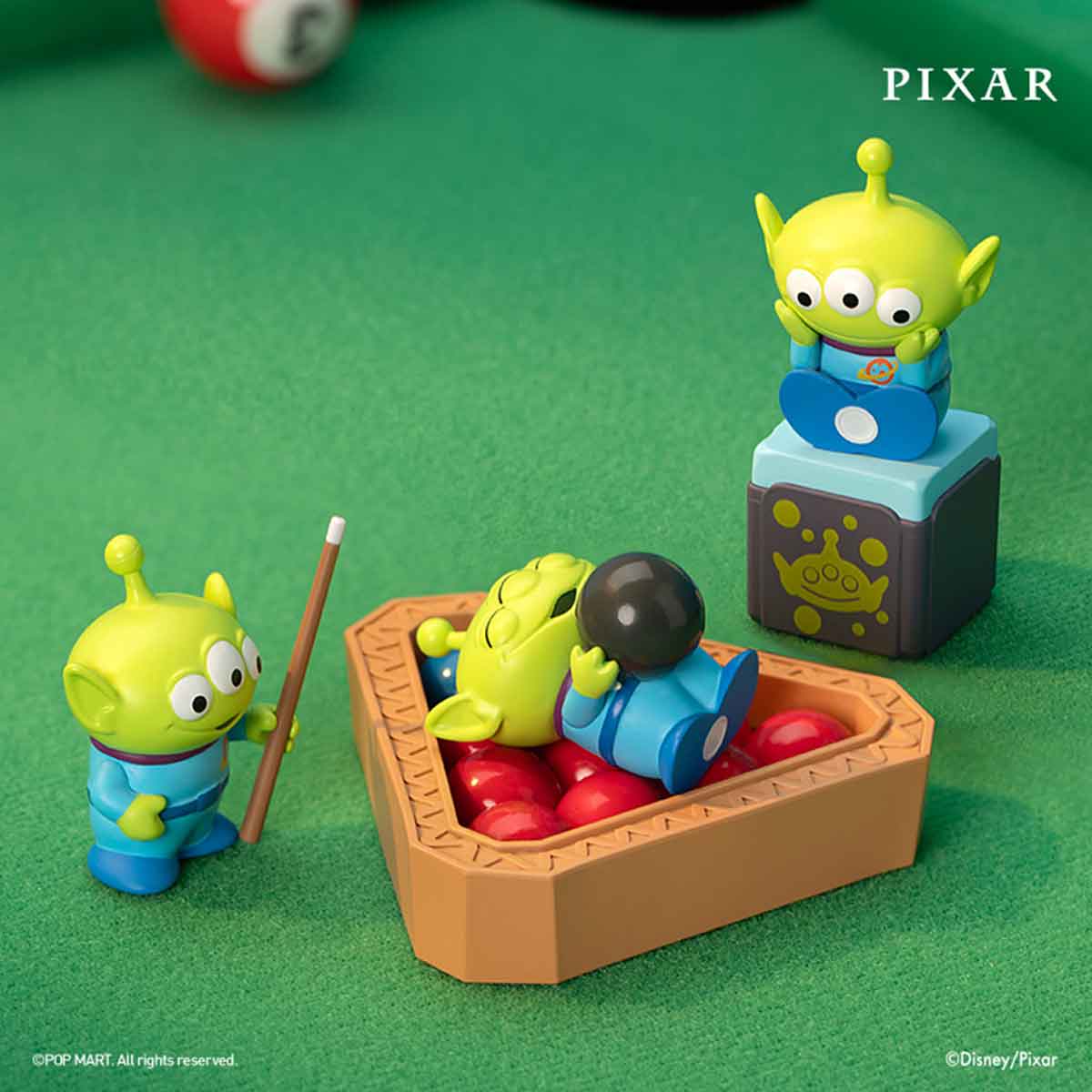 Sets de escena de la serie Pixar Alien Party Games - Display (8 PC)