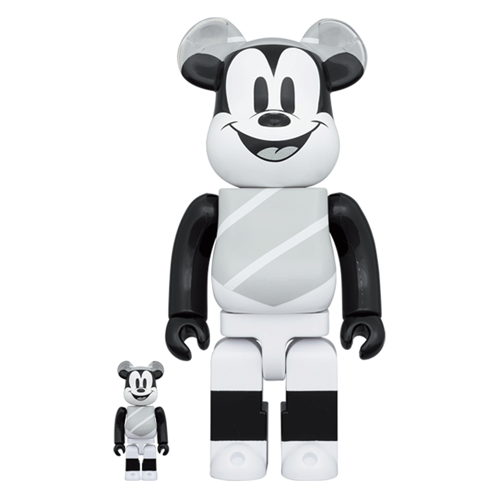 BEARBRICK HAT AND PONCHO MICKEY 100% & 400%
