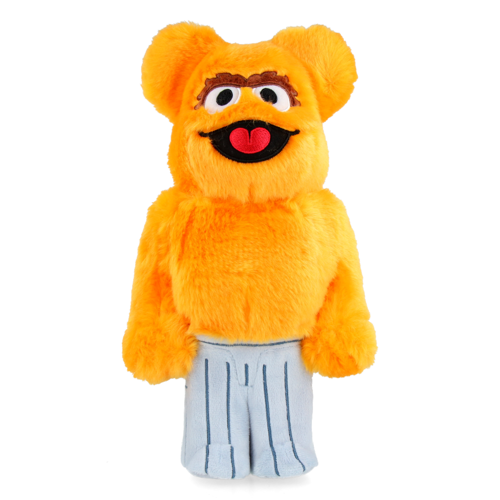400% Bearbrick Oscar the Grouch - Costume Version (Orange) - Sesame Street