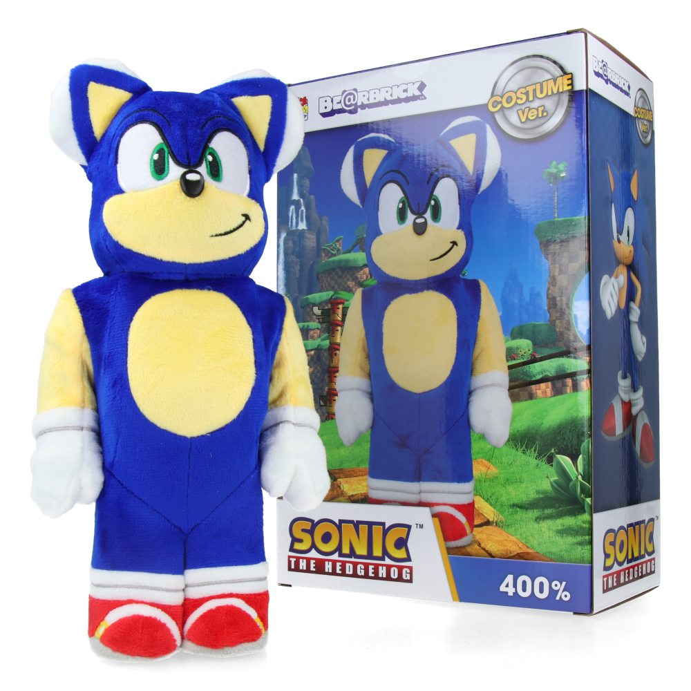 400% Bearbrick Sonic The Hedgehog - Costume Ver.